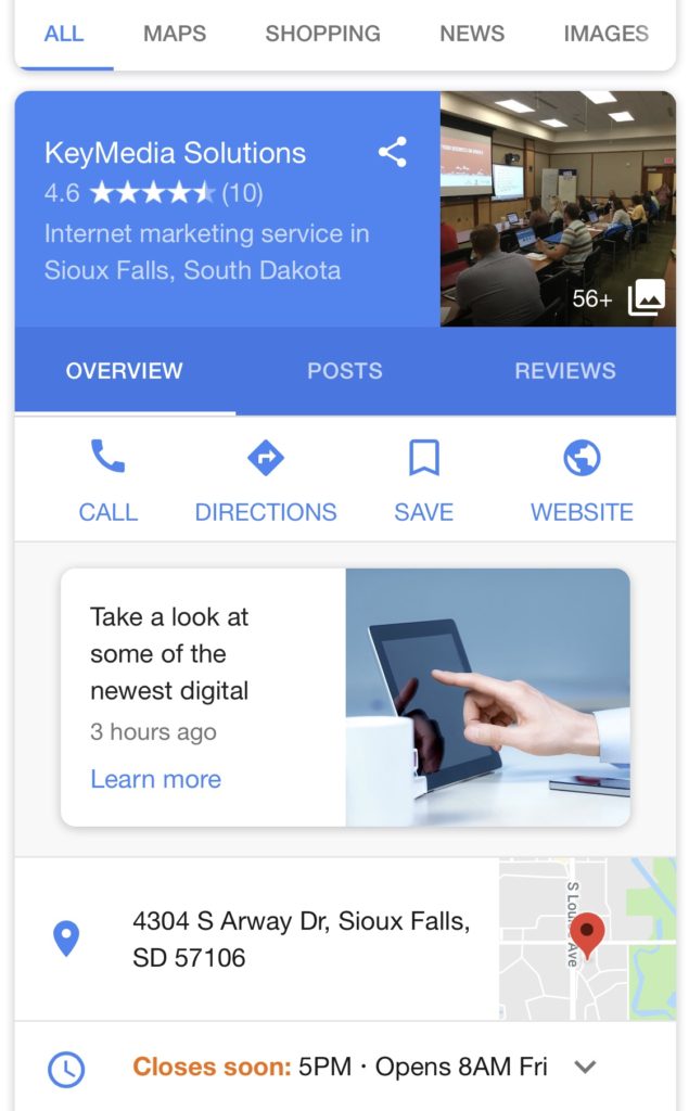 google post example